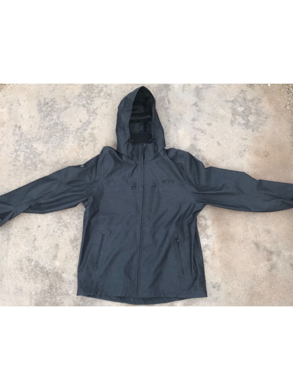 WCPW Embroidered Stormtech Matrix System Jacket Hood Men's 2XL Gray Outer Lining